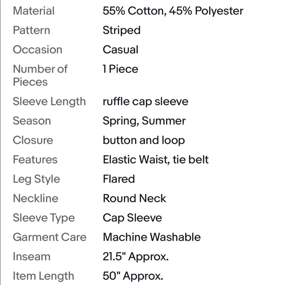 Copper Key Romper XL Girls Yellow Stripe NWT $39 - Picture 7 of 7